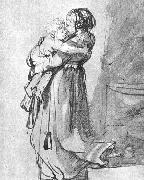 Saskia with a Child Rembrandt Harmensz Van Rijn